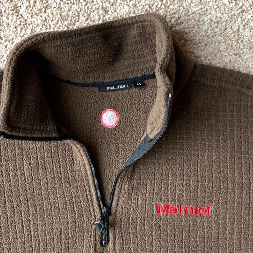 Marmot zip up sweater